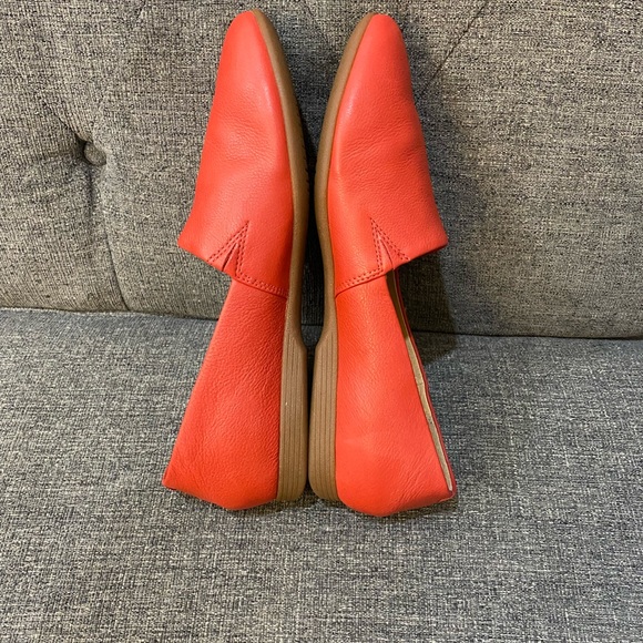 Dansko Larisa Flat Loafer Leather Poppy Red Women Size 42 - Picture 6 of 10